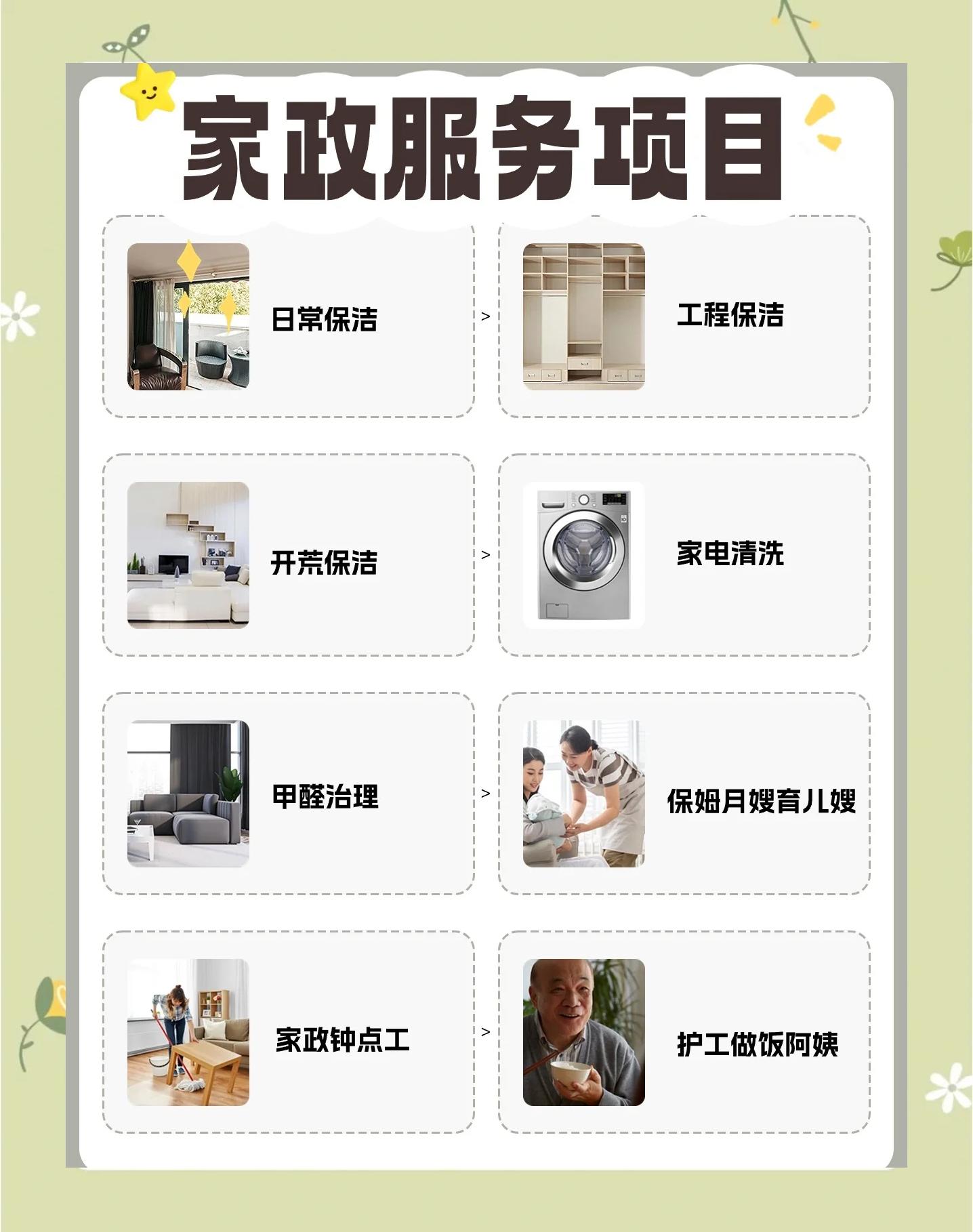 家政服務全解析 涵蓋哪些項目？